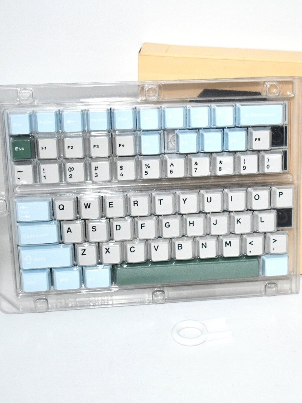 Thyrnovyn 124 Keys Black Grey Pink Keycaps PBT Cherry Profile ANSI NWT